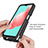 Carcasa Bumper Funda Silicona Transparente 360 Grados ZJ6 para Samsung Galaxy M32 5G