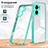 Carcasa Bumper Funda Silicona Transparente Espejo H01P para Realme C33 (2023)