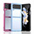 Carcasa Bumper Funda Silicona Transparente para Samsung Galaxy Z Flip3 5G