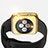 Carcasa Bumper Lujo Marco de Aluminio A01 para Apple iWatch 42mm Oro