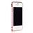 Carcasa Bumper Lujo Marco de Aluminio para Apple iPhone 4 Rosa