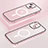 Carcasa Bumper Lujo Marco de Metal y Plastico Funda con Mag-Safe Magnetic Bling-Bling LF1 para Apple iPhone 14