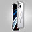 Carcasa Bumper Lujo Marco de Metal y Plastico Funda con Mag-Safe Magnetic JB1 para Apple iPhone 13