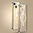 Carcasa Bumper Lujo Marco de Metal y Plastico Funda con Mag-Safe Magnetic JL3 para Apple iPhone 15 Plus