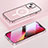 Carcasa Bumper Lujo Marco de Metal y Plastico Funda con Mag-Safe Magnetic LF1 para Apple iPhone 13