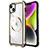 Carcasa Bumper Lujo Marco de Metal y Plastico Funda con Mag-Safe Magnetic LF2 para Apple iPhone 14 Plus