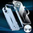 Carcasa Bumper Lujo Marco de Metal y Plastico Funda con Mag-Safe Magnetic LF3 para Apple iPhone 13