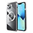 Carcasa Bumper Lujo Marco de Metal y Plastico Funda con Mag-Safe Magnetic LF3 para Apple iPhone 13