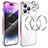 Carcasa Bumper Lujo Marco de Metal y Plastico Funda con Mag-Safe Magnetic LF3 para Apple iPhone 15 Pro Max