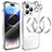 Carcasa Bumper Lujo Marco de Metal y Plastico Funda con Mag-Safe Magnetic LF3 para Apple iPhone 16 Pro Max