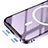 Carcasa Bumper Lujo Marco de Metal y Plastico Funda con Mag-Safe Magnetic LK1 para Apple iPhone 14