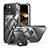 Carcasa Bumper Lujo Marco de Metal y Plastico Funda con Mag-Safe Magnetic LK4 para Apple iPhone 13