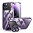 Carcasa Bumper Lujo Marco de Metal y Plastico Funda con Mag-Safe Magnetic LK4 para Apple iPhone 14 Pro Max