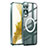 Carcasa Bumper Lujo Marco de Metal y Plastico Funda con Mag-Safe Magnetic P01 para Samsung Galaxy S21 Plus 5G