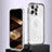 Carcasa Bumper Lujo Marco de Metal y Plastico Funda con Mag-Safe Magnetic QC5 para Apple iPhone 14 Pro Max