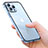 Carcasa Bumper Lujo Marco de Metal y Plastico Funda LF3 para Apple iPhone 13