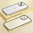 Carcasa Bumper Lujo Marco de Metal y Plastico Funda LF3 para Apple iPhone 13