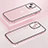 Carcasa Bumper Lujo Marco de Metal y Plastico Funda LF3 para Apple iPhone 15 Plus