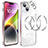 Carcasa Bumper Lujo Marco de Metal y Plastico Funda LF5 para Apple iPhone 14