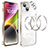 Carcasa Bumper Lujo Marco de Metal y Plastico Funda LF5 para Apple iPhone 14