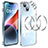 Carcasa Bumper Lujo Marco de Metal y Plastico Funda LF5 para Apple iPhone 14