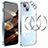 Carcasa Bumper Lujo Marco de Metal y Plastico Funda LF5 para Apple iPhone 15