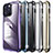 Carcasa Bumper Lujo Marco de Metal y Plastico Funda LF6 para Apple iPhone 14