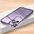 Carcasa Bumper Lujo Marco de Metal y Plastico Funda LK2 para Apple iPhone 15