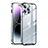 Carcasa Bumper Lujo Marco de Metal y Plastico Funda LO1 para Apple iPhone 14 Pro Max