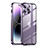 Carcasa Bumper Lujo Marco de Metal y Plastico Funda LO1 para Apple iPhone 14 Pro Max