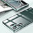 Carcasa Bumper Lujo Marco de Metal y Plastico Funda M01 para Samsung Galaxy S22 Ultra 5G