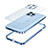 Carcasa Bumper Lujo Marco de Metal y Plastico Funda QC1 para Apple iPhone 14 Plus