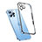 Carcasa Bumper Lujo Marco de Metal y Plastico Funda QC4 para Apple iPhone 13