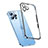Carcasa Bumper Lujo Marco de Metal y Plastico Funda QC4 para Apple iPhone 13 Pro