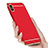 Carcasa Bumper Lujo Marco de Metal y Plastico M01 para Apple iPhone Xs Rojo