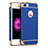 Carcasa Bumper Lujo Marco de Metal y Plastico para Apple iPhone SE Azul