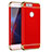 Carcasa Bumper Lujo Marco de Metal y Plastico para Huawei Honor 8 Rojo