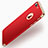 Carcasa Bumper Lujo Marco de Metal y Plastico R01 para Apple iPhone 7 Plus Rojo