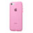 Carcasa Bumper Silicona Transparente Mate para Apple iPhone 5C Rosa