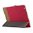 Carcasa de Cuero Cartera con Soporte L01 para Huawei MediaPad M2 10.1 FDR-A03L FDR-A01W Rojo