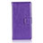 Carcasa de Cuero Cartera con Soporte L01 para Sony Xperia XZ1 Compact Morado