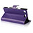 Carcasa de Cuero Cartera con Soporte L01 para Sony Xperia XZ1 Compact Morado