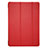 Carcasa de Cuero Cartera con Soporte L02 para Apple iPad Pro 12.9 Rojo