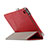 Carcasa de Cuero Cartera con Soporte L02 para Huawei MediaPad T3 8.0 KOB-W09 KOB-L09 Rojo