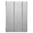 Carcasa de Cuero Cartera con Soporte L06 para Apple iPad Mini 4 Plata