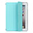 Carcasa de Cuero Cartera con Soporte para Apple iPad 3 Azul Cielo