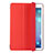 Carcasa de Cuero Cartera con Soporte para Apple iPad Air Rojo