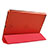 Carcasa de Cuero Cartera con Soporte para Apple iPad Air Rojo