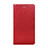 Carcasa de Cuero Cartera con Soporte para Huawei Honor Play 5X Rojo