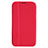 Carcasa de Cuero Cartera con Soporte para Samsung Galaxy Note 2 N7100 N7105 Rojo